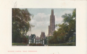 Postcard of Hadlow Castle circa 1914.